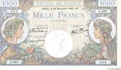 FRANCE 1000 Francs COMMERCE ET INDUSTRIE FRANCE 1000 Francs COMMERCE ET INDUSTRIE 1940 UNC- -