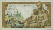 FRANCE 1000 Francs DÉESSE DÉMÉTER FRANCE 1000 Francs DÉESSE DÉMÉTER 1943 XF- -