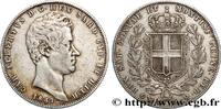 ITALY - KINGDOM OF SARDINIA - CHARLES-ALBERT 5 Lire ITALY - KINGDOM OF SARDINIA - CHARLES-ALBERT Gênes 1847 (37mm, 24,68g, 6h) -