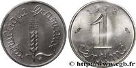 FRANCE 1 centime Épi, avec rebord V REPUBLIC Pessac 1973 (15mm, 1,65g, 6h) -