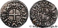 FRANCE Denier CHARLES II LE CHAUVE / THE BALD Bourges s.m. (20mm, 1,71g, 11h) -