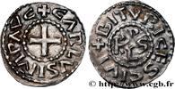 FRANCE Denier CHARLES THE BALD AND COINAGE IN HIS NAME Bourges n.d. (20,5mm, 1,77g, 1h) -