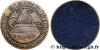 FRANCE Médaille, Grand Orient de France, Loge Garumna FRANC - MAÇONNERIE 33 - Bordeaux 1994 (79mm, 136,12g, 12h) -