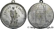FRANCE Médaille, Drouet d’Erlon MONUMENTS 51 - Reims 1849 (65,5mm, 24,50g, 12h) -