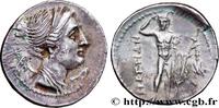 Hellenistic 1 (323 BC to 188 BC) Drachme BRUTTIUM - BRETTIAN LEAGUE Locres ou Crotone, Bruttium c. 215-205 AC. (19,5mm, 4,37g, 3h) -