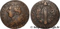 FRANCE 6 deniers dit au faisceau, type FRANÇOIS LOUIS XVI Limoges 1792 (24mm, 5,65g, 6h) -