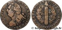 FRANCE 6 deniers dit au faisceau, type FRANÇOIS THE CONVENTION Nantes 1793 (24mm, 6,40g, 6h) -