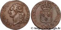 FRANCE Sol dit à l'écu LOUIS XVI Lille 1791 (29,5mm, 11,33g, 6h) -