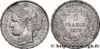FRANCE 5 francs Cérès, avec légende GOUVERNEMENT DE LA DÉFENSE NATIONALE Paris 1870 (37mm, 25,00g, 6h) -