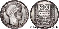 FRANCE Essai-piéfort de 20 francs Turin III REPUBLIC Paris 1929 (34,53mm, 39,95g, 12h) -