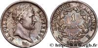 FRANCE 1 franc Napoléon Ier tête laurée, République franç PREMIER EMPIRE / FIRST FRENCH EMPIRE Rouen 1808 (23,17mm, 5,01g, 6h) -