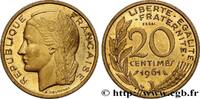 FRANCE Essai du concours de 20 centimes par Dieudonné V REPUBLIC Paris 1961 (23,5mm, 4g, 6h) -