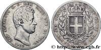 ITALY - KINGDOM OF SARDINIA - CHARLES-ALBERT 5 Lire ITALY - KINGDOM OF SARDINIA - CHARLES-ALBERT Gênes 1833 (37mm, 24,69g, 6h) -