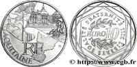 FRANCE 10 Euro des RÉGIONS - AQUITAINE FRANCE Pessac 2011 (29mm, 10g, 12h) -