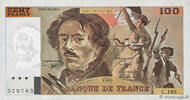 FRANCE 100 Francs DELACROIX imprimé en continu FRANCE 100 Francs DELACROIX imprimé en continu 1990 UNC- -