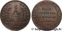 FRANCE Essai au bonnet de Brézin, frappe médaille REVOLUTION COINAGE / CONFIANCE (MONNAIES DE…) 1792 (21mm, 3,82g, 12h) -