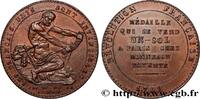 FRANCE Monneron de 1 sol à l'Hercule REVOLUTION COINAGE / CONFIANCE (MONNAIES DE…) Birmingham, Soho 1792 (29mm, 11,47g, 6h) -