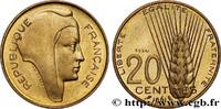 FRANCE Essai du concours de 20 centimes par Coeffin V REPUBLIC Paris 1961 (23,5mm, 4g, 6h) -