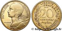 FRANCE Essai de 20 centimes Marianne V REPUBLIC Paris 1962 (23,5mm, 4g, 6h) -