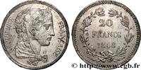 FRANCE Concours de 20 francs, essai de Gayrard, premier c II REPUBLIC Paris 1848 (21mm, 2,75g, 6h) -