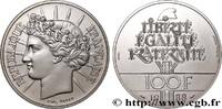 FRANCE Essai de 100 francs Fraternité V REPUBLIC Pessac 1988 (31mm, 15g, 6h) -