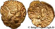 FRANCE Hémistatère au loup, joue tatouée GALLIA - AULERCI EBUROVICES (Area of Évreux) Évreux (27) c. 60-50 AC. (20mm, 3,29g, 6h) -