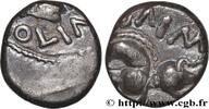 FRANCE Denier SOLIMA/COLIMA GALLIA BELGICA - LEUCI (Area of Toul) c. 60-40 AC. (11mm, 1,71g, 3h) -