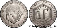 FRANCE 1 franc De Gaulle, sans différents V REPUBLIC 1988 (23,96mm, 5,98g, 6h) -