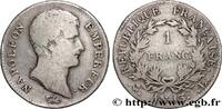 FRANCE 1 franc Napoléon Empereur, Calendrier révolutionna PREMIER EMPIRE / FIRST FRENCH EMPIRE Bayonne 1805 (23mm, 4,85g, 6h) -