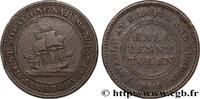 BRITISH TOKENS OR JETTONS 1/2 Penny Bristol (Somerset) Sheathing Nail Manufa BRITISH TOKENS OR JETTONS 1811 (28mm, 7,72g, 12h) -
