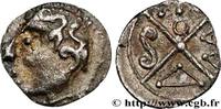 FRANCE Obole à la croix, MASO tête à gauche, type du coin GALLIA BELGICA - SEQUANI (Area of Besançon) c. 80-50 AC. (9mm, 0,5g, h) -