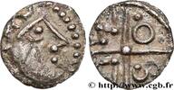 FRANCE Obole à la croix, MASO tête à droite, type du coin GALLIA BELGICA - SEQUANI (Area of Besançon) c. 80-50 AC. (9mm, 0,49g, h) -