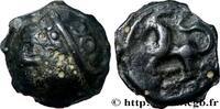 FRANCE Potin à la grosse tête laurée DOCI GALLIA BELGICA - SEQUANI (Area of Besançon) c. 80-50 AC. (17,5mm, 4,7g, 9h) -