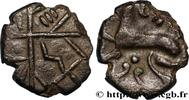 FRANCE Drachme aux lignes entremelées, au cheval et à la GALLIA - MID-WEST, UNSPECIFIED IIe - Ier siècles avant J.-C. (15mm, 1,97g, h) -
