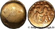 FRANCE Statère d'or uniface, revers aux esses et au globu AMBIANI (Area of Amiens) Amiens (80) c. 60-50 AC. (18mm, 5,73g, h) -
