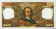 FRANCE 100 Francs CORNEILLE FRANCE 100 Francs CORNEILLE 1966 VF -