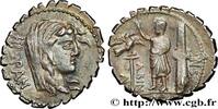 THE REPUBLIC (280 BC to 27 BC) Denier serratus POSTUMIA Rome 81 AC. (20,5mm, 3,76g, 1h) -