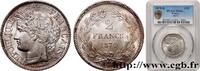 FRANCE 2 francs Cérès, sans légende GOUVERNEMENT DE LA DÉFENSE NATIONALE Bordeaux 1870 (27mm, 10,00g, 6h) -