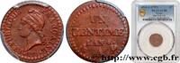 FRANCE Un centime Dupré, petit 6 CONSULATE Paris 1798 (18mm, g, 6h) -