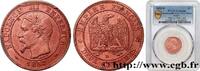 FRANCE Deux centimes Napoléon III, tête nue SECOND EMPIRE Lyon 1854 (20,17mm, 2g, 6h) -