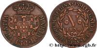 AZORES 5 Reis Marie II AZORES 1830 (29,5mm, 5,76g, 12h) -