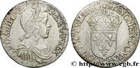 FRANCE Demi-écu, portrait à la mèche longue LOUIS XIV THE SUN KING Rennes 1650 (32mm, 13,51g, 6h) -