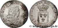 FRANCE Sixième d'écu de France LOUIS XV THE BELOVED Paris 1721 (23mm, 4,01g, 6h) -