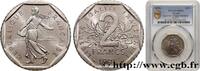 FRANCE 2 francs Semeuse, nickel, frappe monnaie V REPUBLIC Pessac 1991 (26,5mm, 7,50g, 6h) -