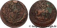 RUSSIA 2 Kopecks Catherine II RUSSIA Moscou 1765 (33mm, 22,34g, 12h) -