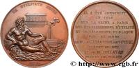 FRANCE Médaille, Constructions d’Établissements de salubr MONUMENTS 1824 (40,5mm, 38,67g, 12h) -