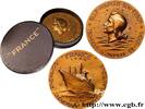 FRANCE Médaille, Paquebot France MER ET MARINE : PAQUEBOTS, NAVIRES, BATEAUX 76 - Le Havre 1962 (52,5mm, 73,77g, 12h) -