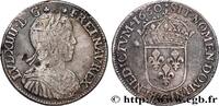 FRANCE Demi-écu, portrait à la mèche longue LOUIS XIV THE SUN KING Saint-Lô 1650 (31,5mm, 13,38g, 6h) -