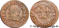 FRANCE Double tournois, type 14 LOUIS XIII La Rochelle 1639 (20mm, 3,02g, 6h) -
