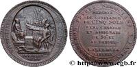 FRANCE Monneron de 5 sols au serment (An IV), 3e type REVOLUTION COINAGE / CONFIANCE (MONNAIES DE…) Birmingham, Soho 1792 (39,5mm, 27,71g, 6h) -